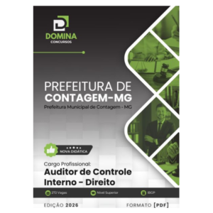 Apostila Auditor de Controle Interno Direito Contagem MG 2026
