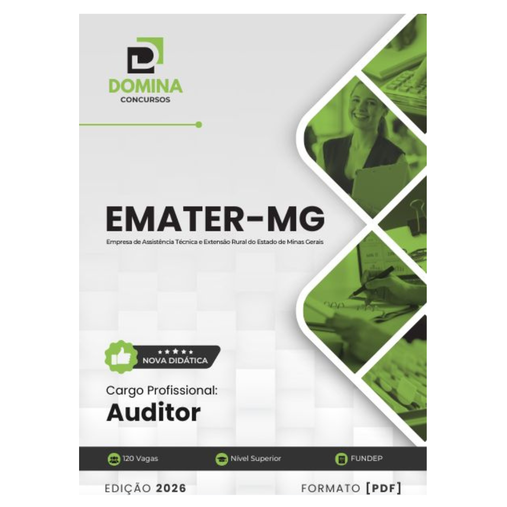 Apostila Auditor EMATER MG 2026