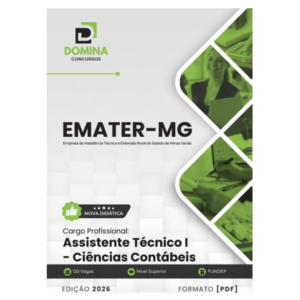Apostila Assistente Técnico Ciências Contábeis EMATER MG 2026